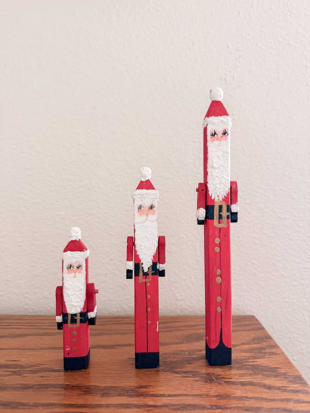 Folk Art Santas