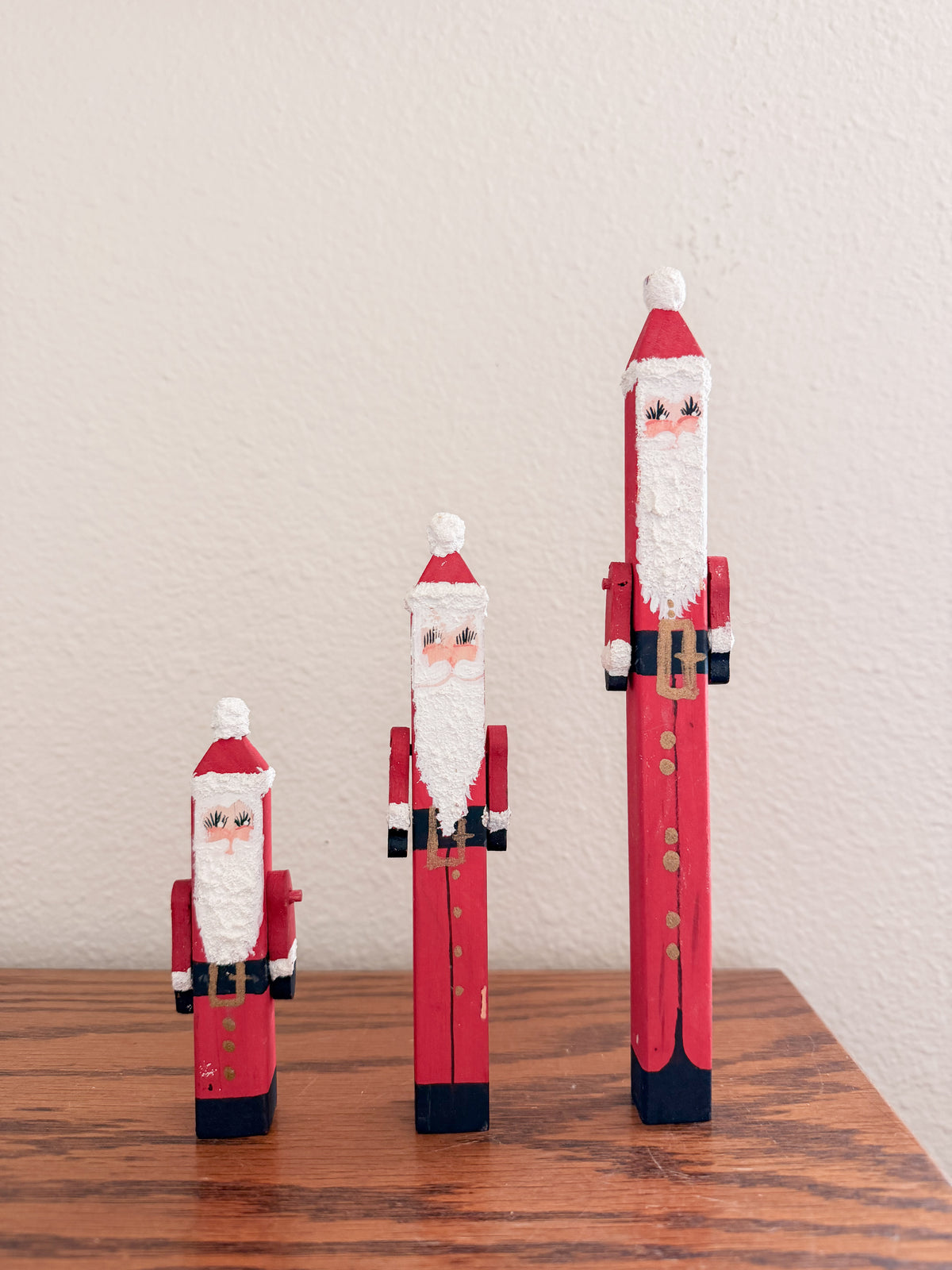 Folk Art Santas