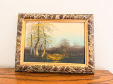 Load image into Gallery viewer, Framed Autumn Landscape Painting
