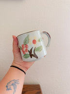 Hand-Painted Floral Mug Set