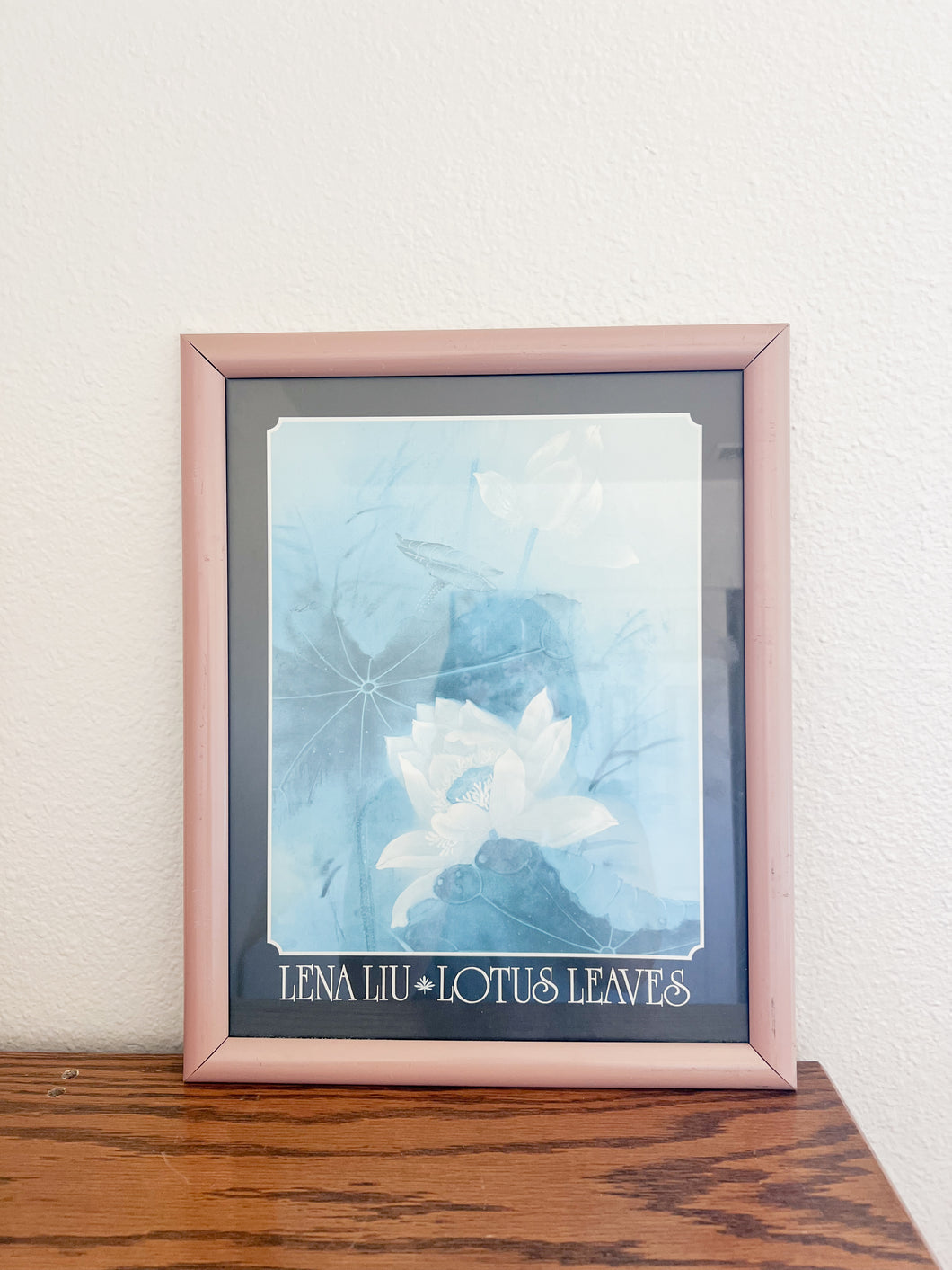 Lotus Leaves Framed Print