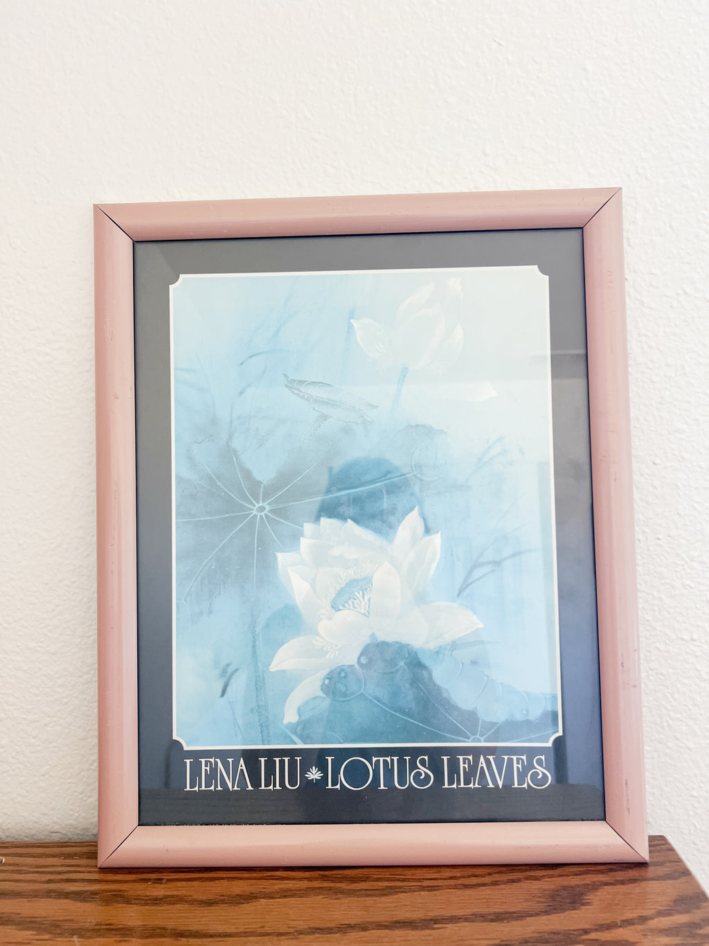 Lotus Leaves Framed Print
