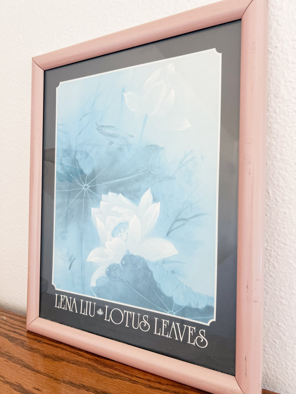 Lotus Leaves Framed Print