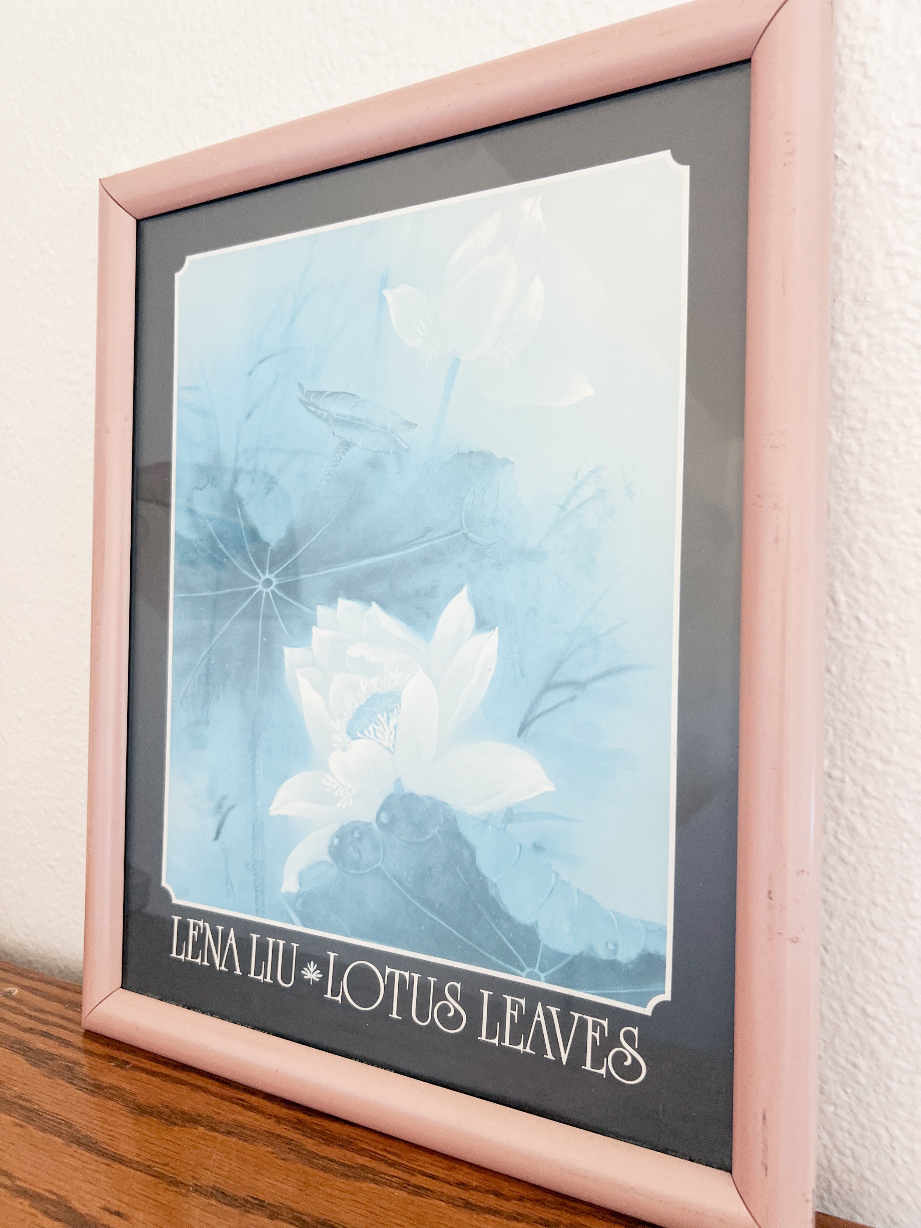 Lotus Leaves Framed Print