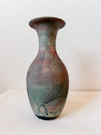 Green Stoneware Vase