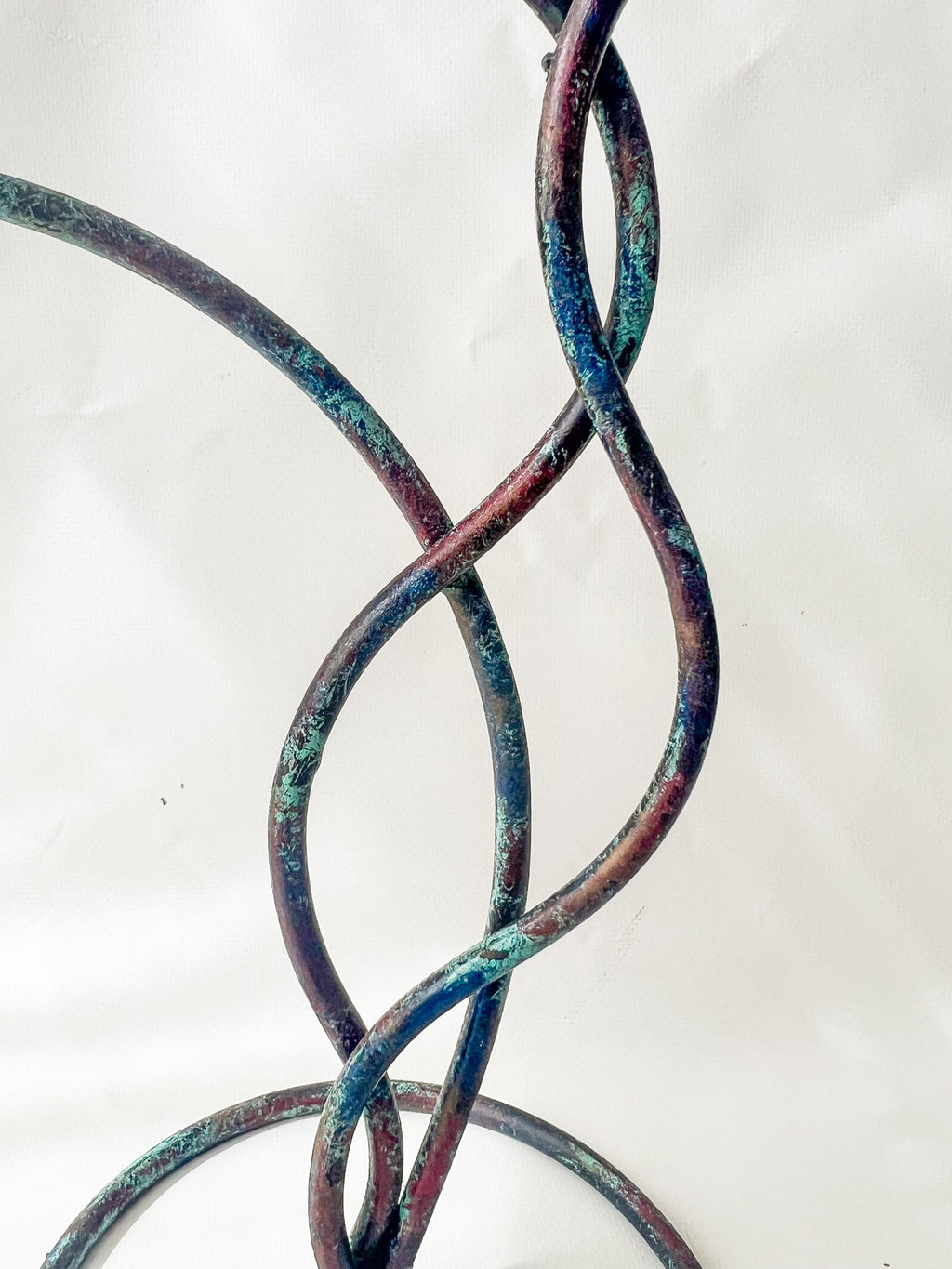 Painted Metal Candelabra