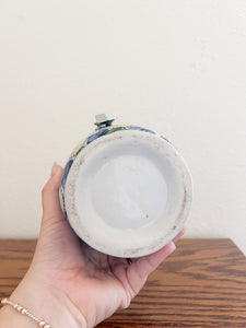 Hinged Floral Canister