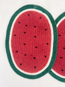 Pair of Watermelon Placemats
