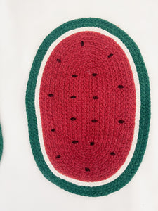 Pair of Watermelon Placemats