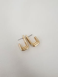 Modern Gold Hoops