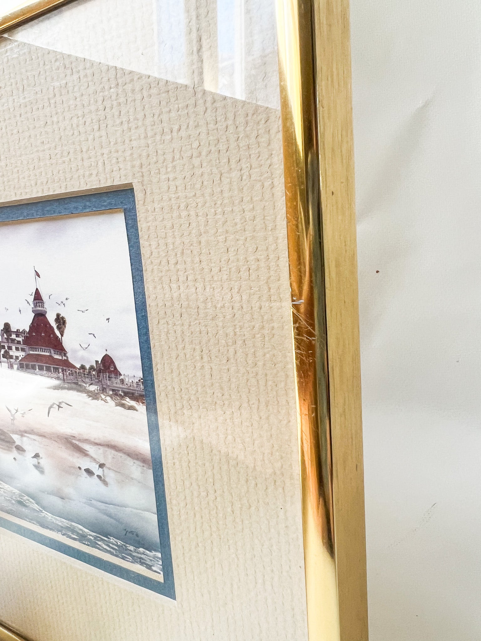 Framed Coronado Hotel Print