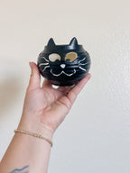 Black Cat Candle Holder
