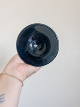 Load image into Gallery viewer, Pair of Black Glass Candle Holders
