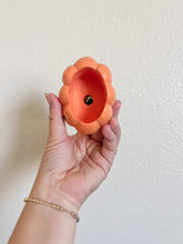 Load image into Gallery viewer, Orange Pumpkin Candle Holder
