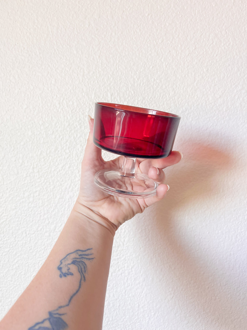 Ruby Red Coupes - Set of 3