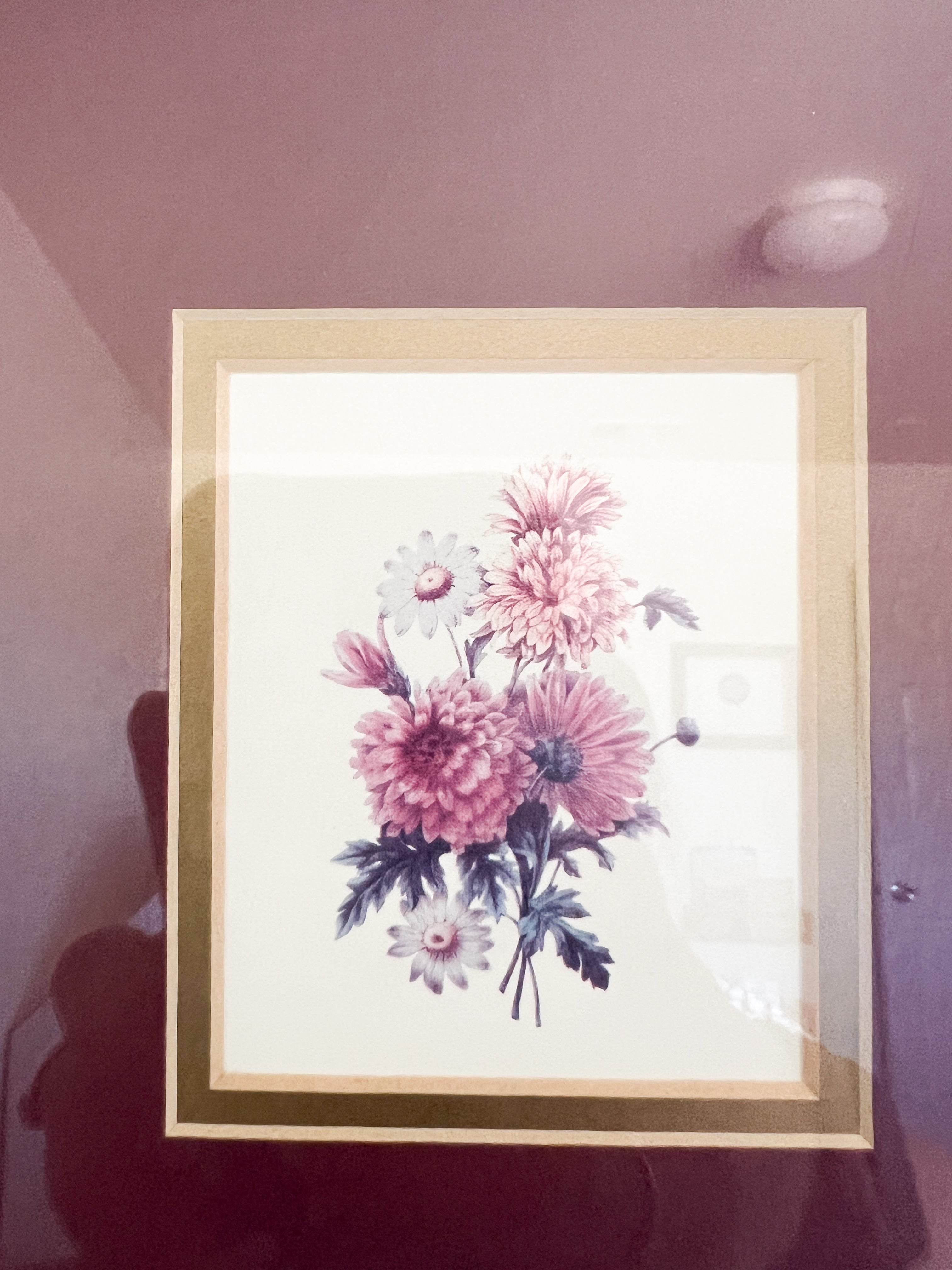 Framed Floral Triptych