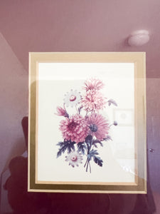 Framed Floral Triptych
