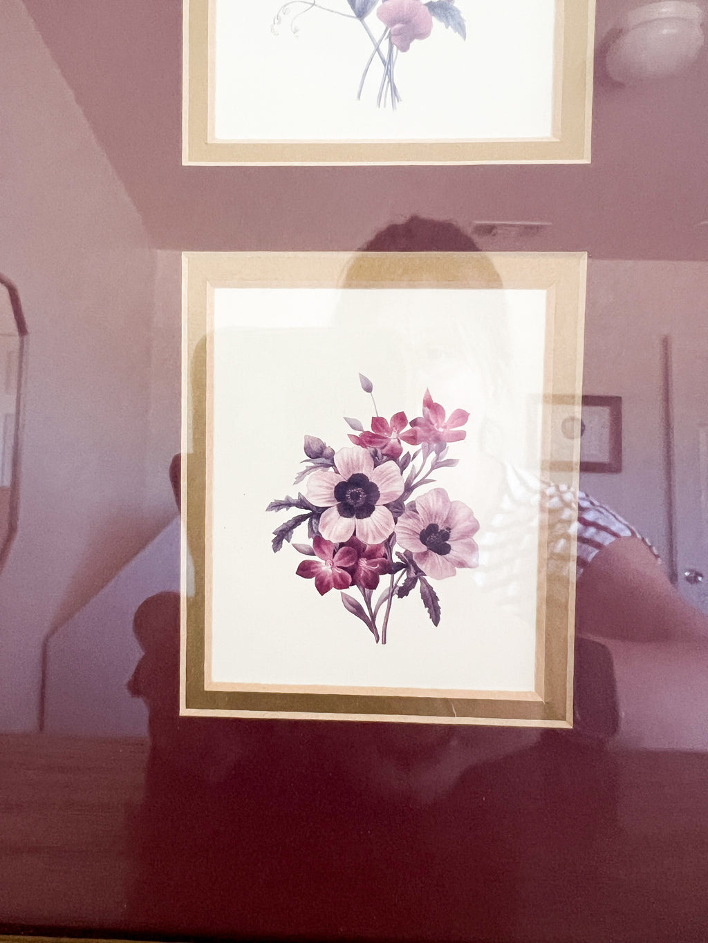 Framed Floral Triptych