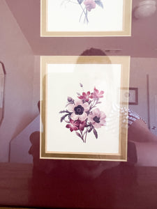 Framed Floral Triptych
