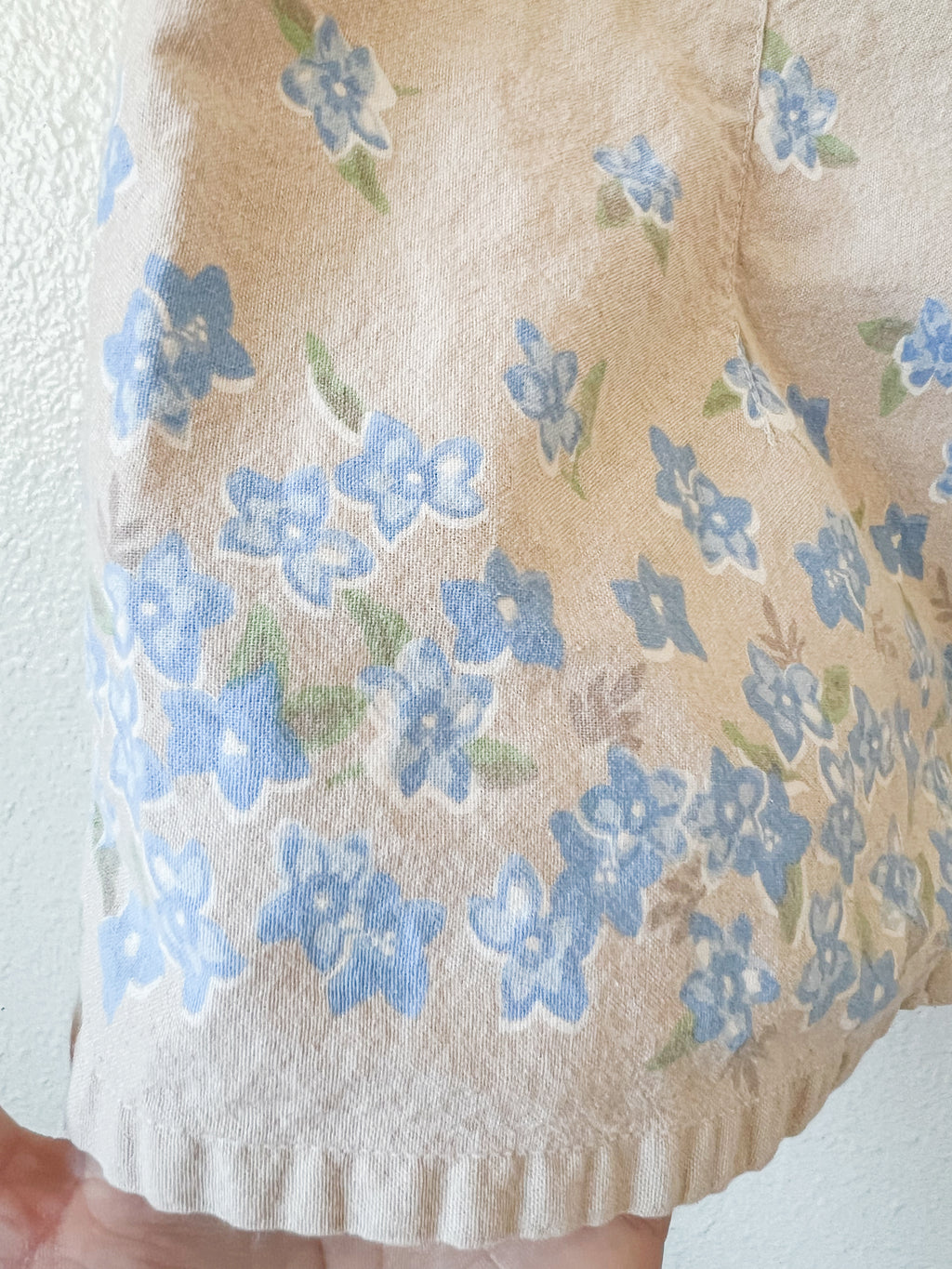 Floral Button Up Tank- Size SP