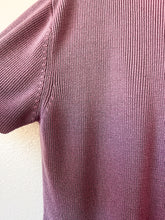 Load image into Gallery viewer, Purple Short Sleeved Sweater - Size XL
