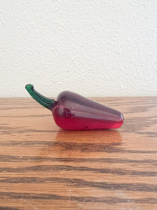 Glass Chili Pepper