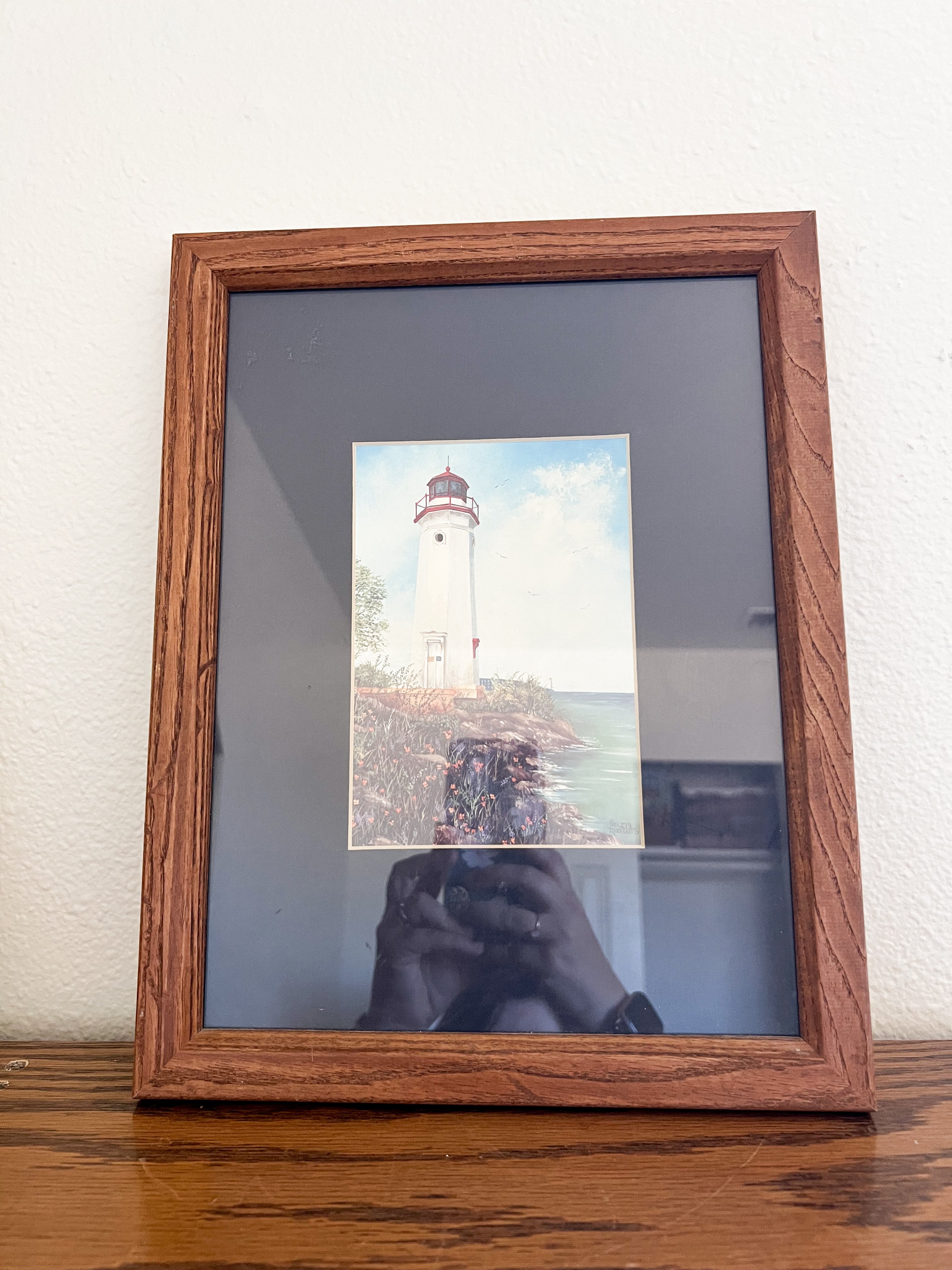 Framed Lighthouse Print