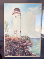 Framed Lighthouse Print