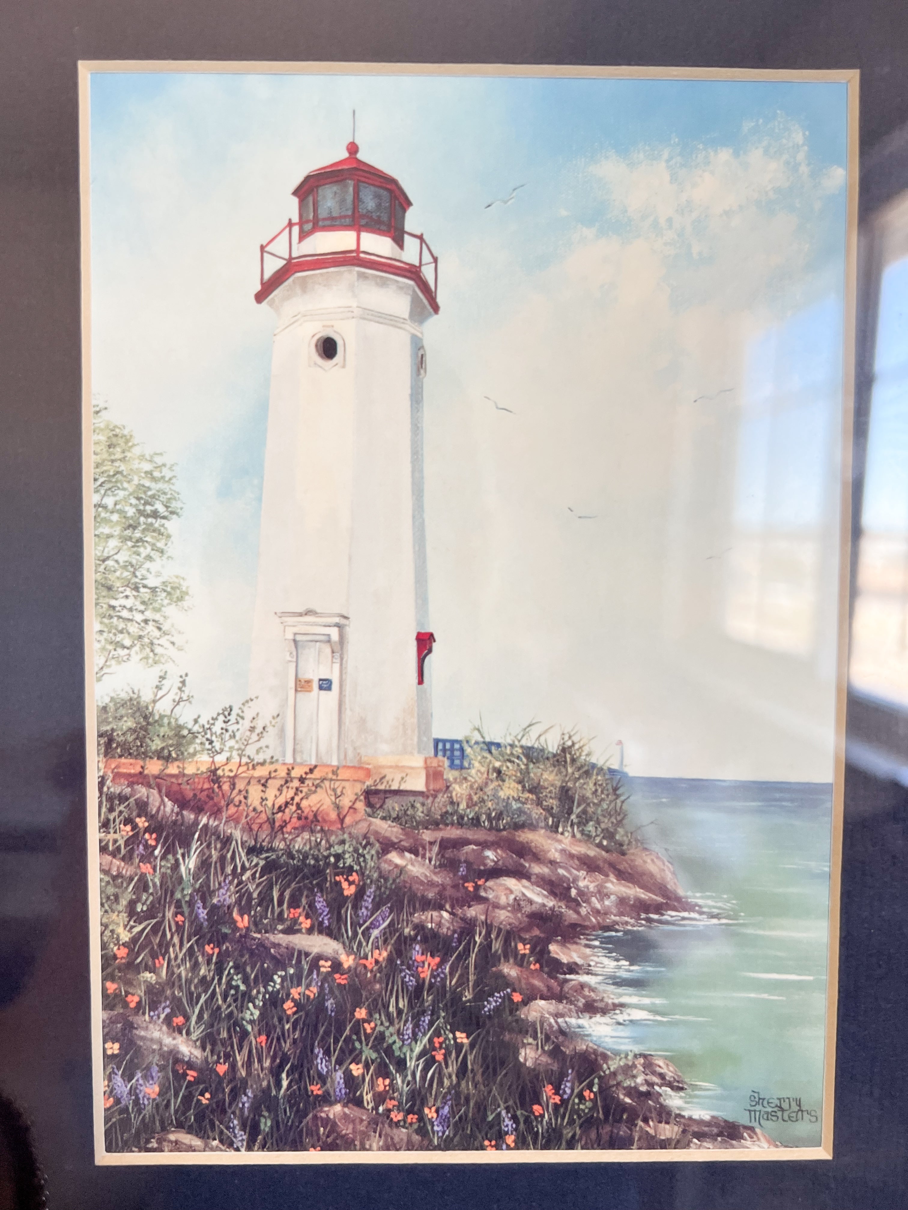 Framed Lighthouse Print