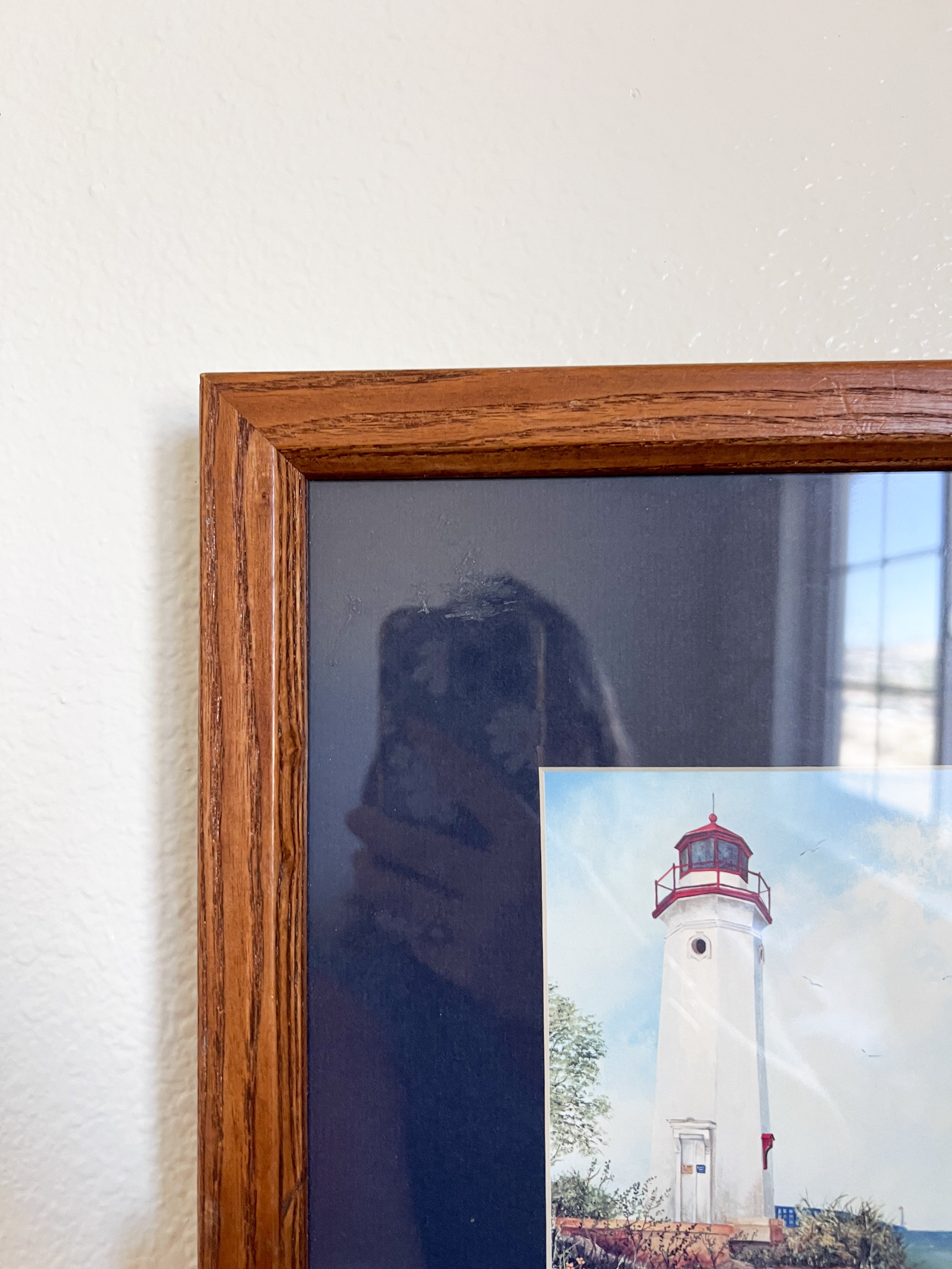 Framed Lighthouse Print
