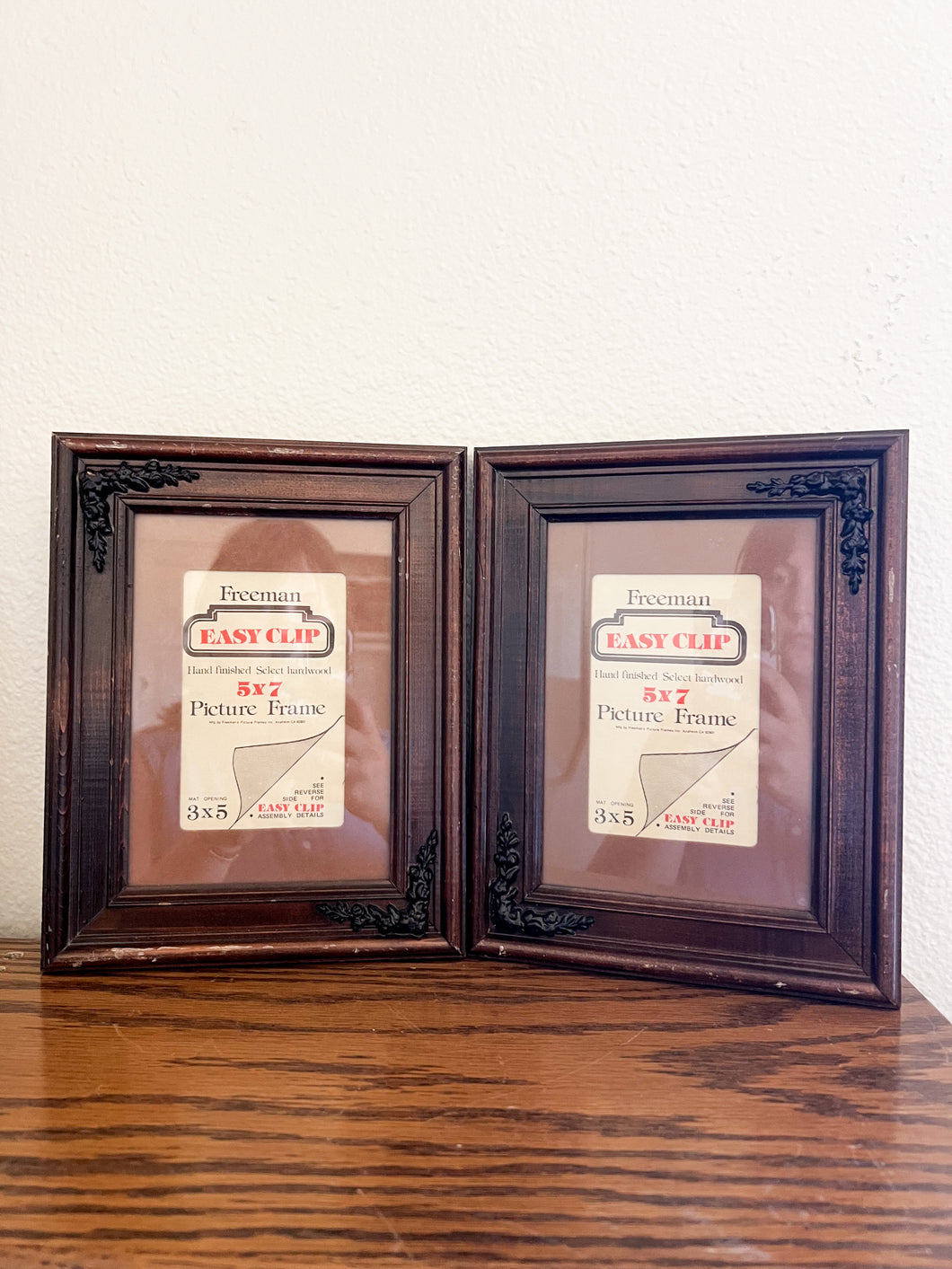 Pair of Wooden 5x7 Frames