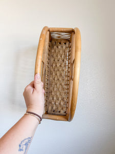 Bamboo Magazine Rack