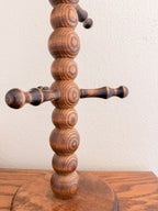 Vintage Wooden Mug Tree