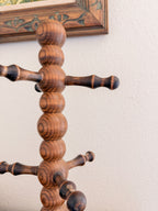 Vintage Wooden Mug Tree