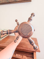 Vintage Wooden Mug Tree