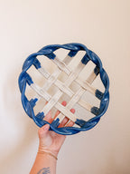Blue and White Lattice Bowl
