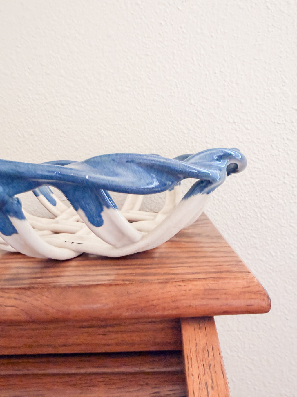 Blue and White Lattice Bowl