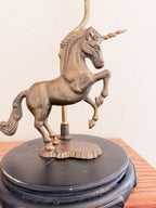 Brass Unicorn Lamp