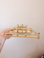 Gold and Lucite Organizer