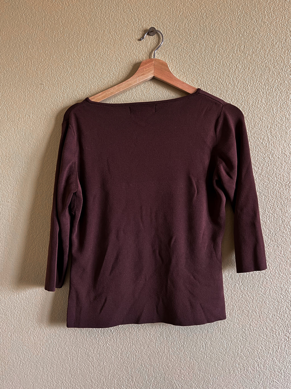 Brown Peekaboo Shirt - Size M