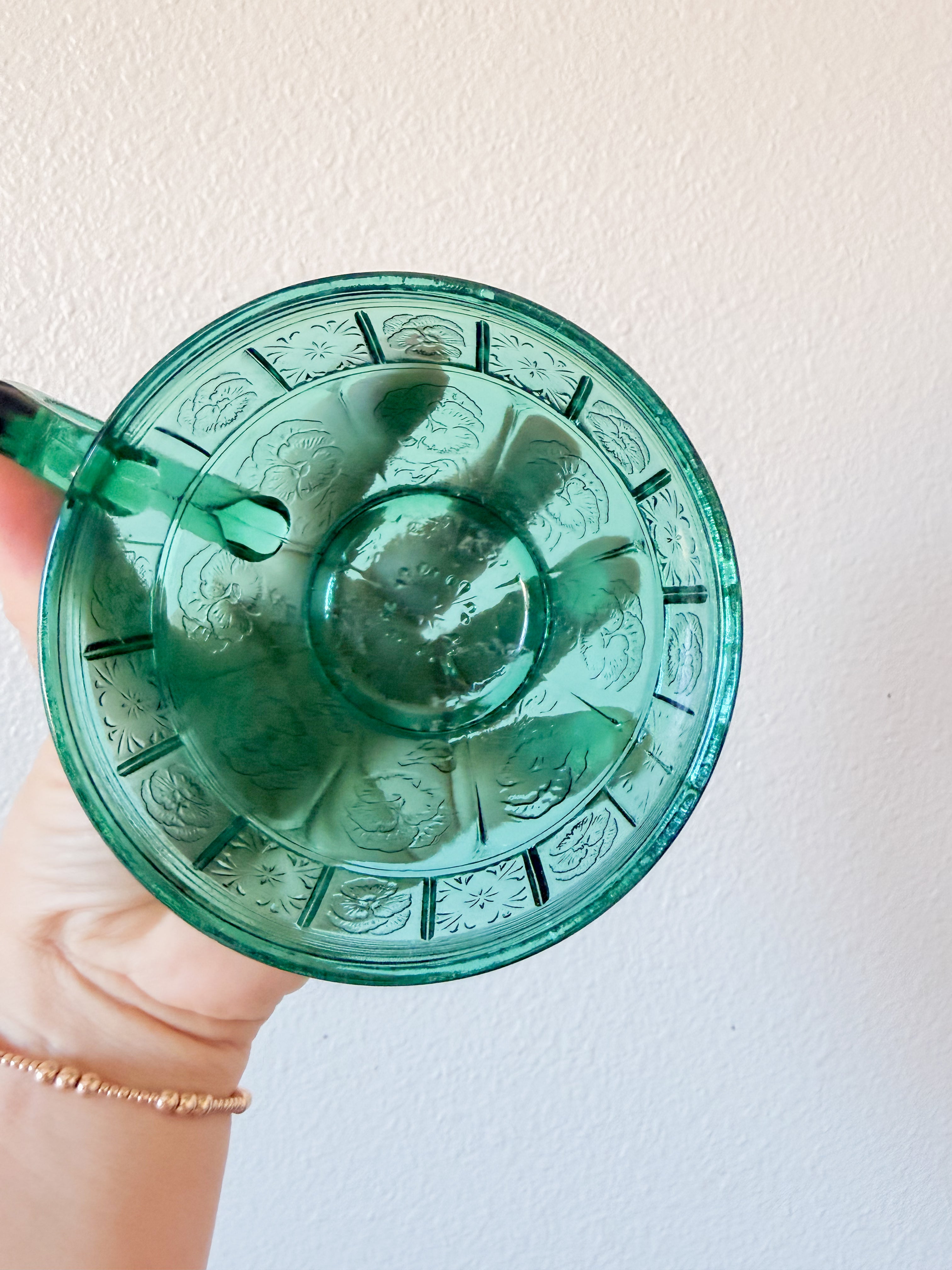 Teal 1930s Teacup
