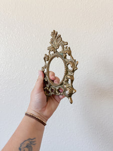 Ornate Brass Easel Frame