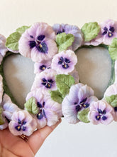 Load image into Gallery viewer, Double Floral Violet Frame
