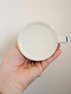 Trio of Blue Flower Mugs