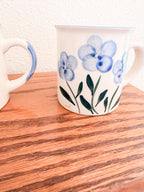 Trio of Blue Flower Mugs
