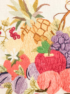 Vintage Fruit Crewel