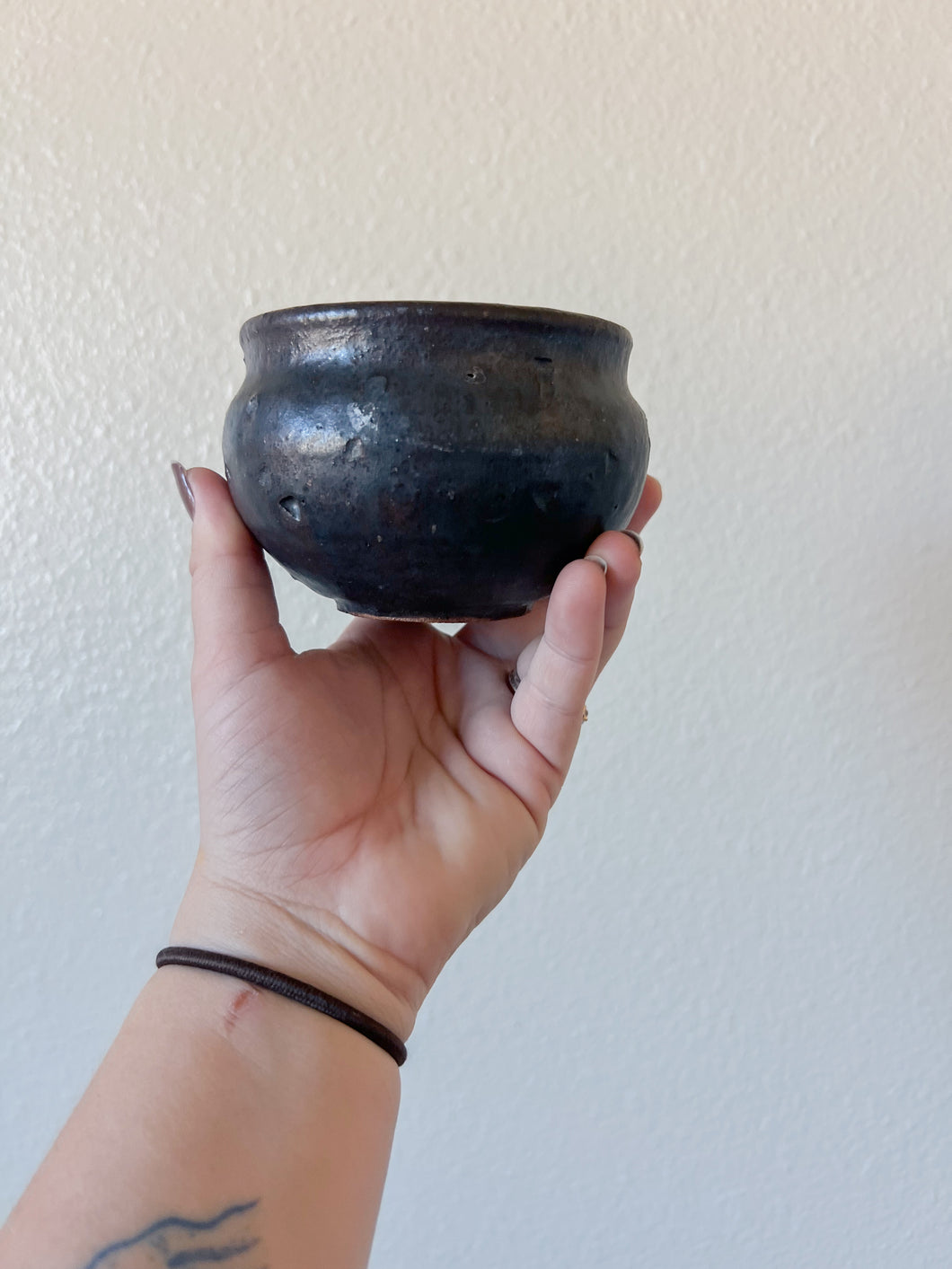 Little Stoneware Cauldron