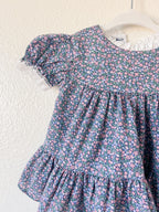 Smocked Baby Girl Dress - Size 3-6m