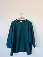 Hunter Green Knit Sweater - Size 26W
