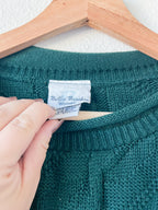Hunter Green Knit Sweater - Size 26W